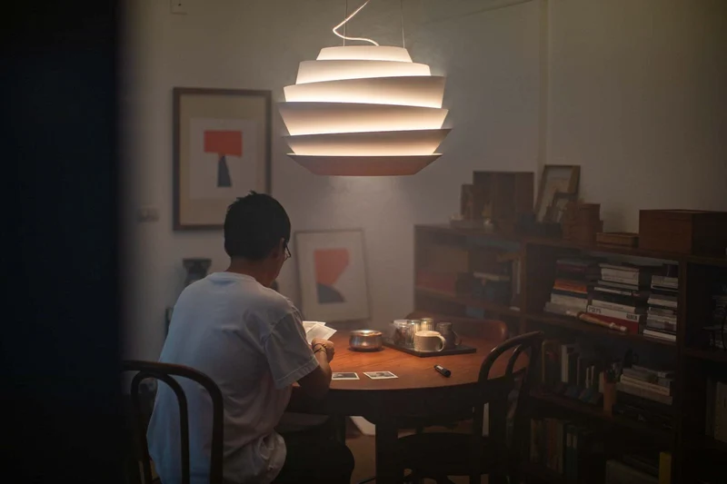 Foscarini - Pendelleuchte Le Soleil, Weiß, LED