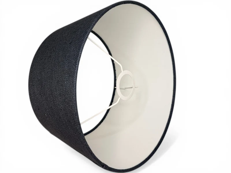 Lampenschirm Livigno Blau – E27 Stoff konisch 30 cm | Light & Living