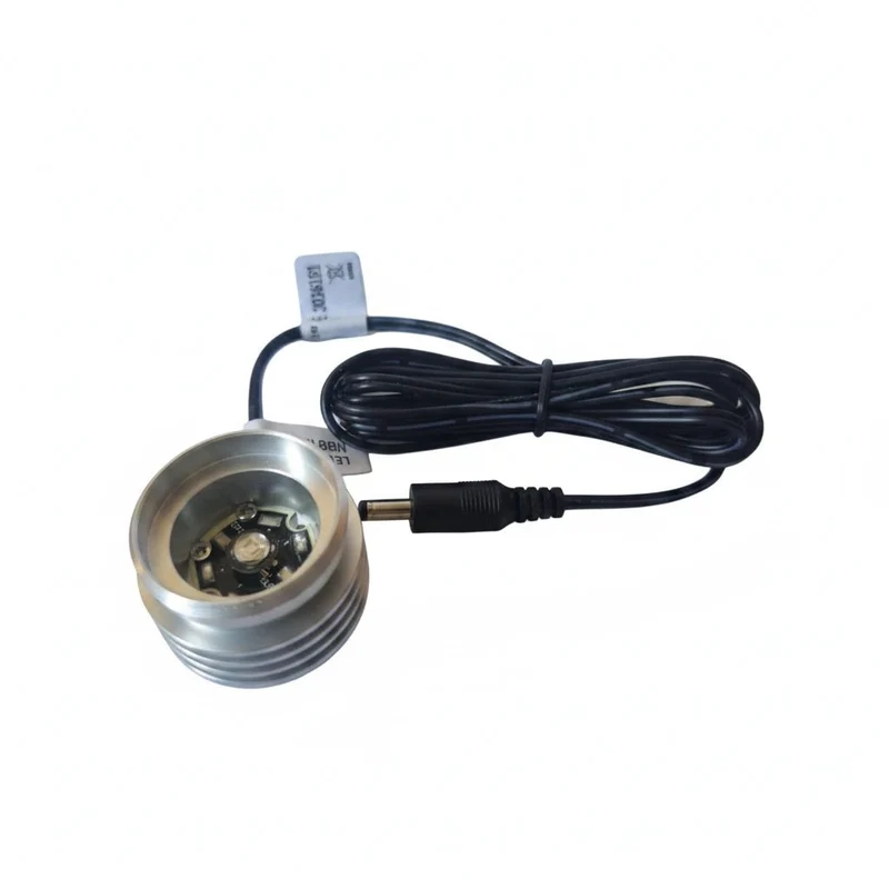 LED Modul Motto 3W blau leuchtend 700mA Aluminium mit Gewinde mit Netzstecker