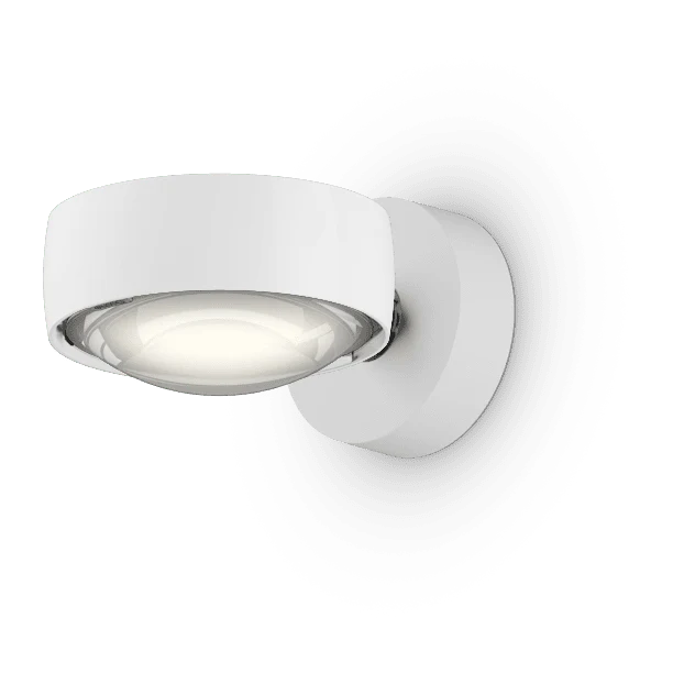 Occhio - Wandleuchte Sento LED E verticale weiß glänzend (nur Kopf)
