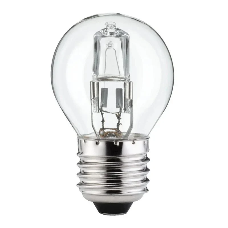 E27 Halogen 28W Tropfenform Glas klar dimmbar 230V Hochvolt