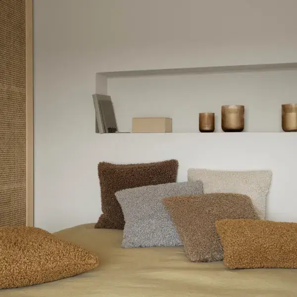 Kissenhülle -TEDDY- Farbe sharkskin grau - Größe 50 x 50 cm Blomus