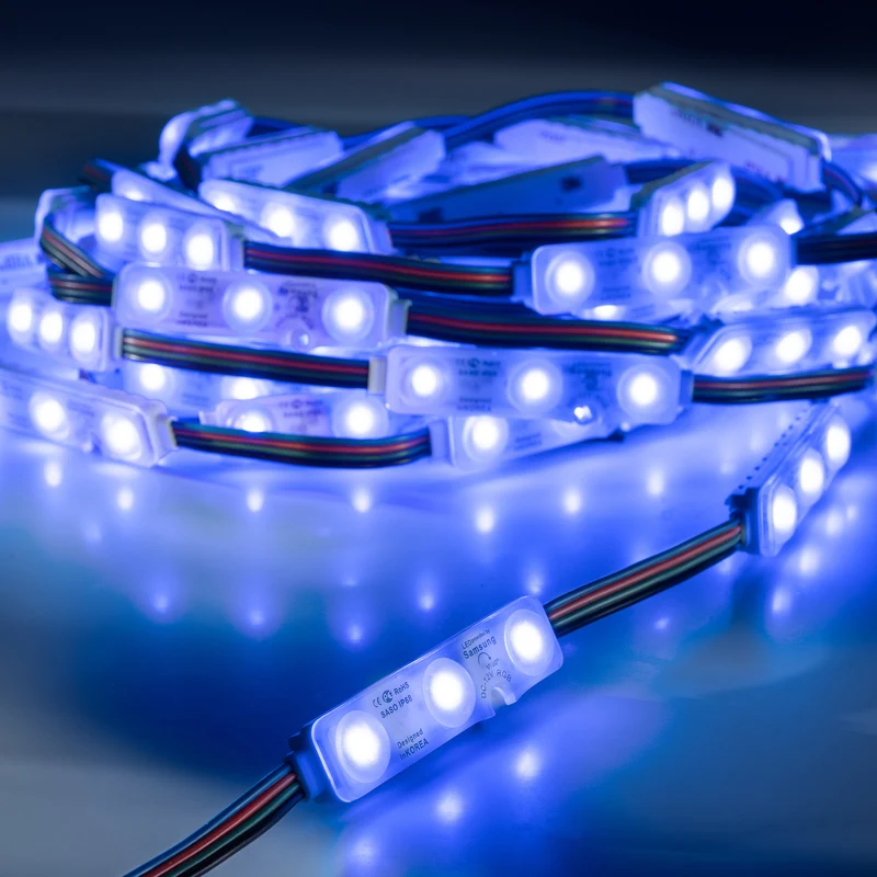 leds.de LED-Module, 3 LEDs, 12V, 50 Stück
