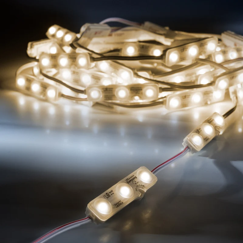 leds.de LED-Module, 3 LEDs, 12V, 50 Stück