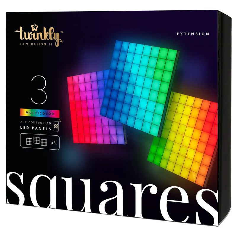 Twinkly Squares RGB Smartes LED Panel, 16x16cm