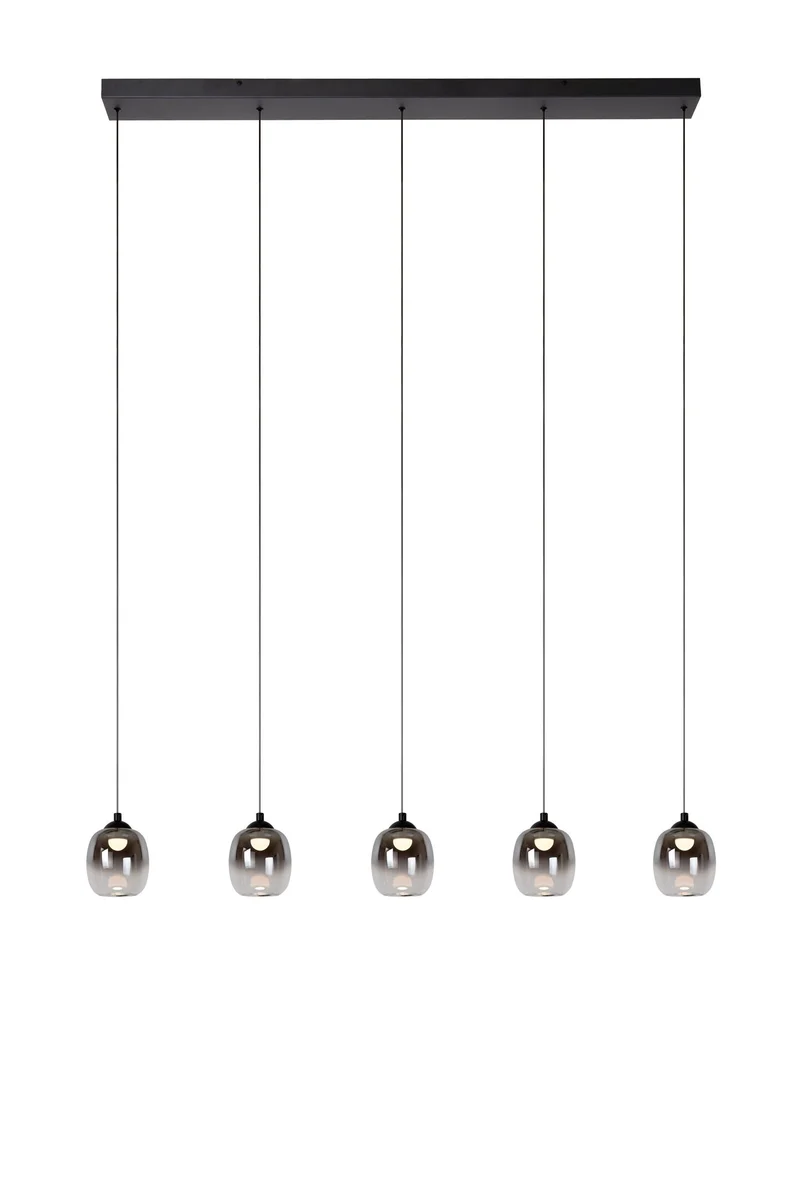 LED-Pendelleuchte Tamino 5-flammig dimmbar höhenverstellbar 127cm