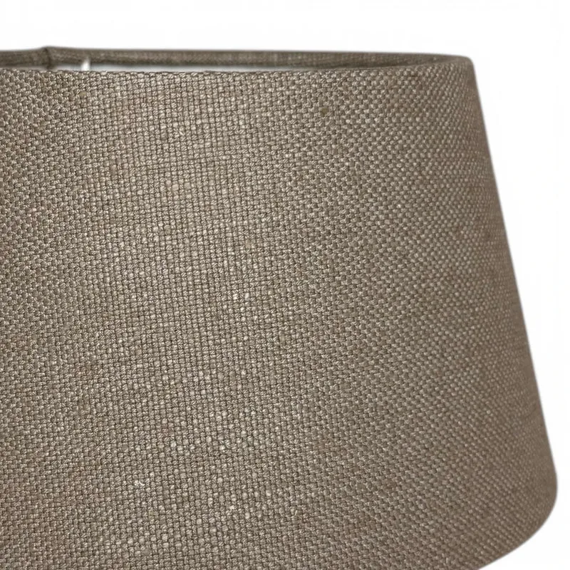 Lampenschirm Livigno Lever Taupe – E27 Stoff konisch 25 cm | Light & Living