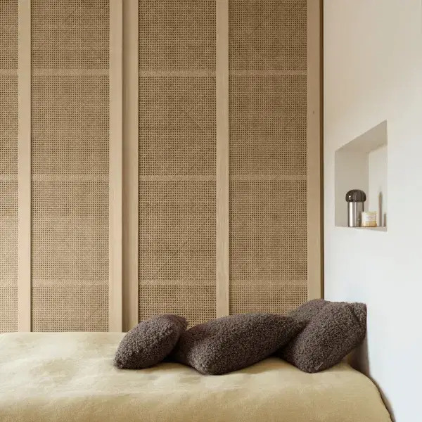 Kissenhülle -TEDDY- Farbe Espresso - Größe 40 x 60 cm Blomus