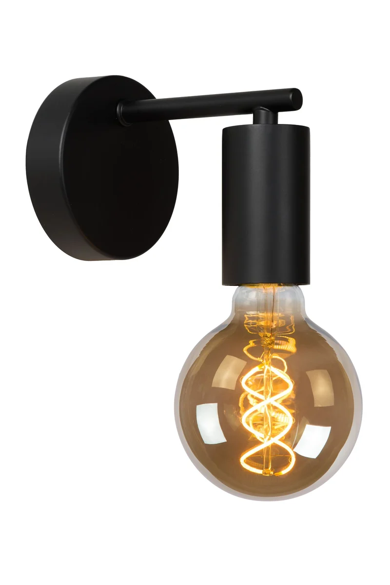 Wandleuchte Leanne Retro Schwarz