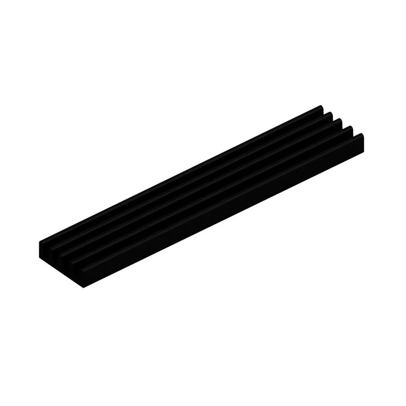 Kühlkörper für LED-Module bis 4W, schwarz