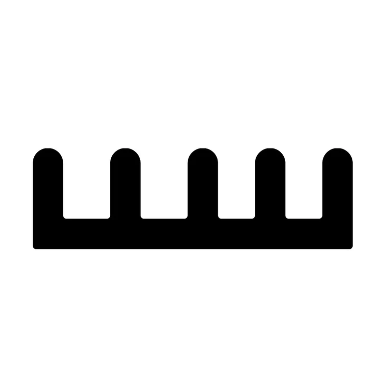 Kühlkörper für LED-Module bis 4W, schwarz