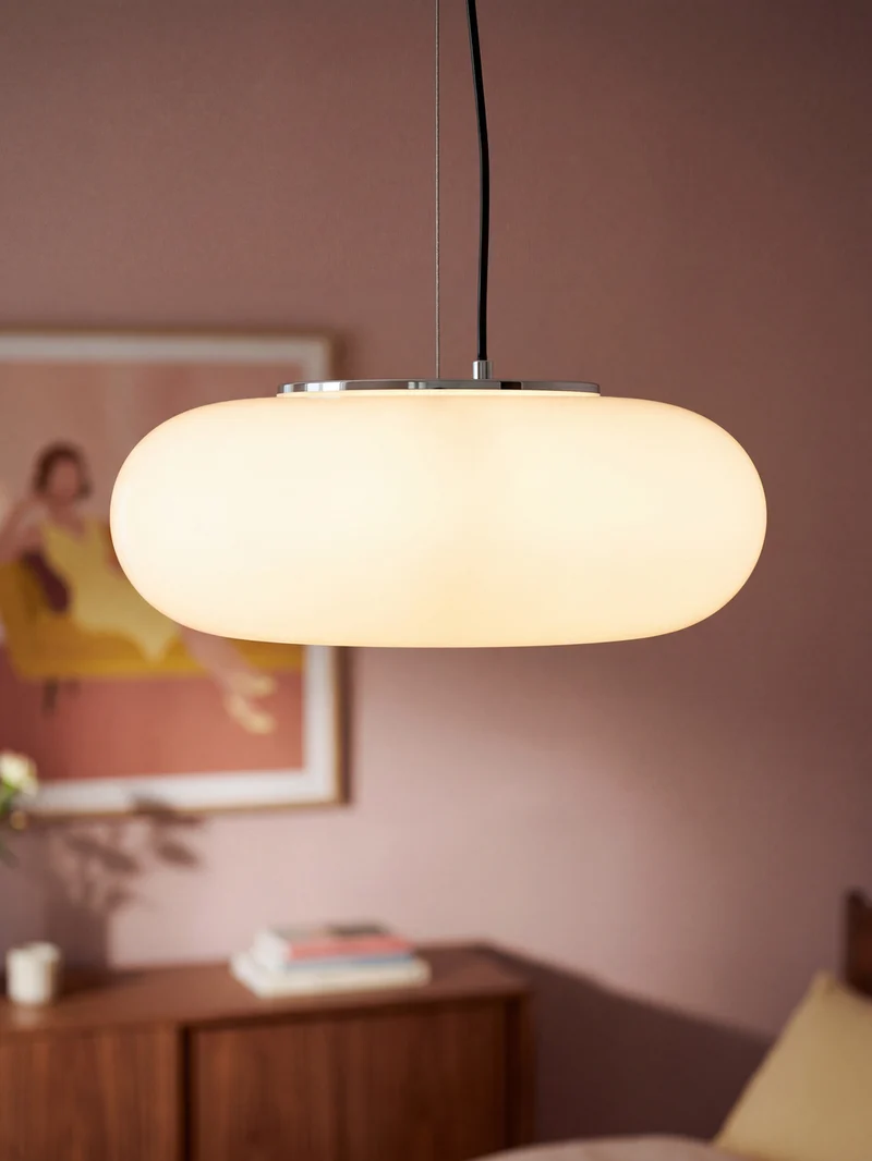 OSRAM DECOR Leuchte Lunea Weiß, 2700 K / 4000 K / 6500 K, Warmweiß, 1800 lm, 24 W, 40 cm ⌀, Stahl, 25.000 h Lebensdauer