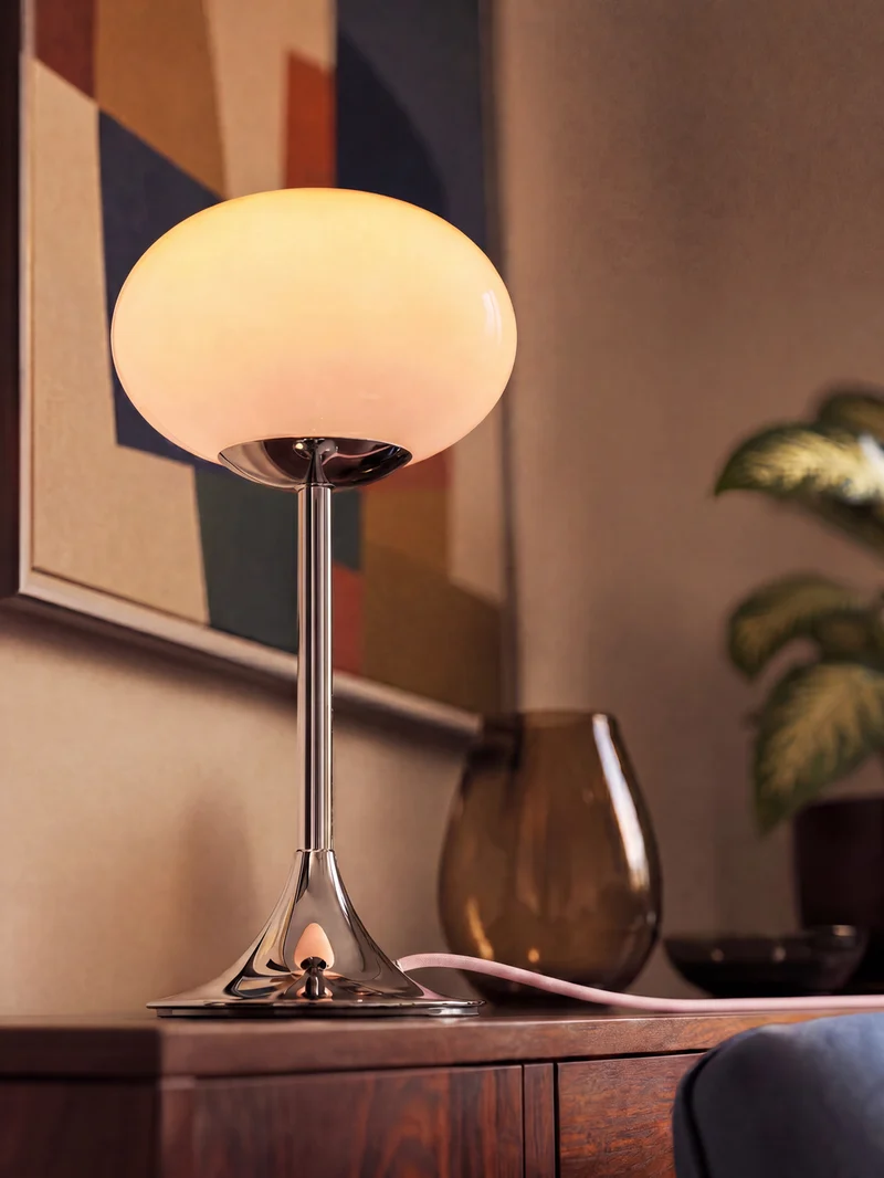 OSRAM DECOR Leuchte Forma Pink, 20 cm ⌀, Stahl, 220-240 V, E14, IP20