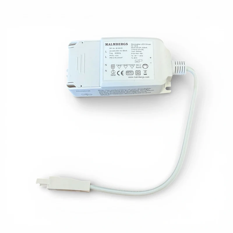 Malmbergs 9952003 LED Treiber 500mA 6W dimmbar – 10V TRIAC Konstantstrom