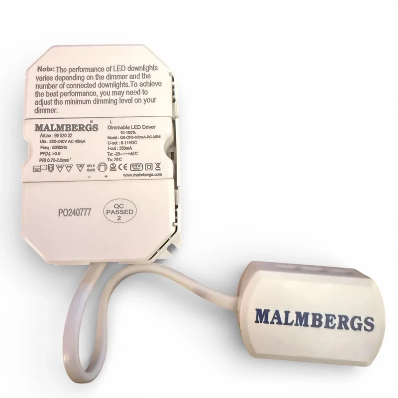 Malmbergs 9952032 LED Treiber 350mA 3,85W dimmbar – TRIAC Konstantstrom Driver 6–11V