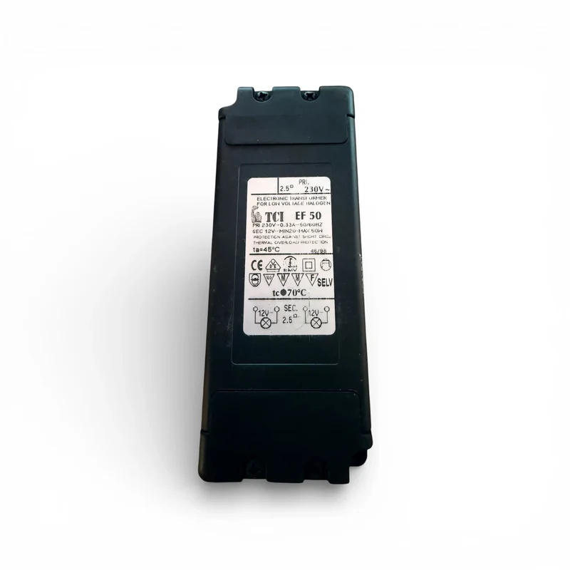 TCI EF 50 – Elektronischer 12V Halogentrafo 20–50 Watt