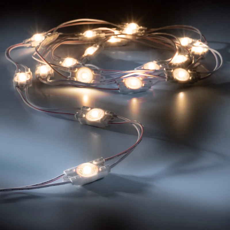 leds.de Wasserdichte LED-Module, 1 LED, 12V, IP67, 20 Stück