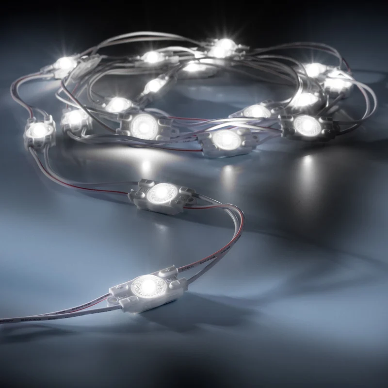 leds.de Wasserdichte LED-Module, 1 LED, 12V, IP67, 20 Stück