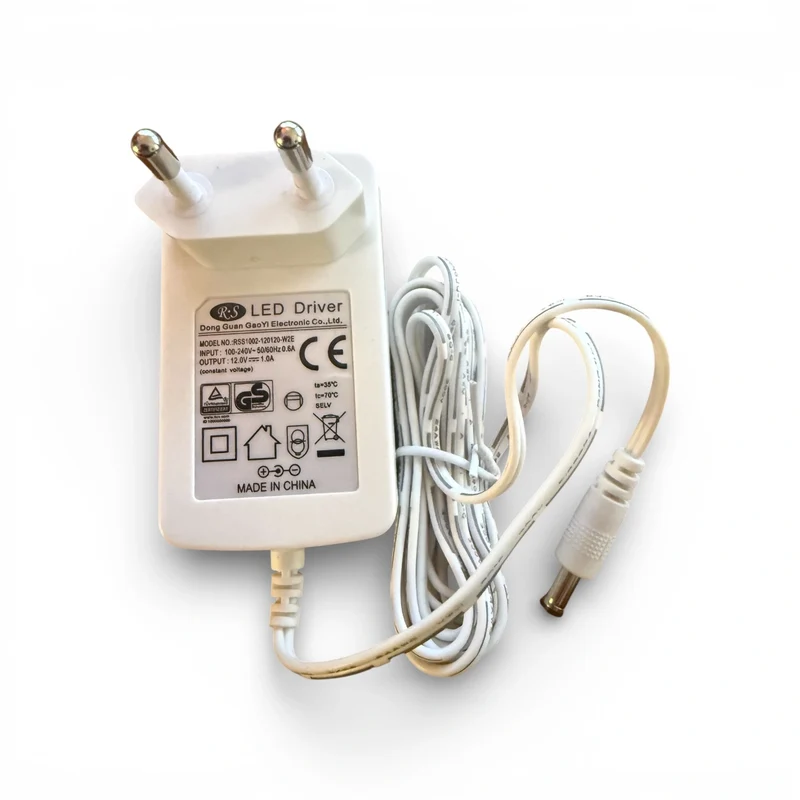 Original 12V 1A LED Netzteil RSS1002-120120-W2E – Steckernetzteil Weiß