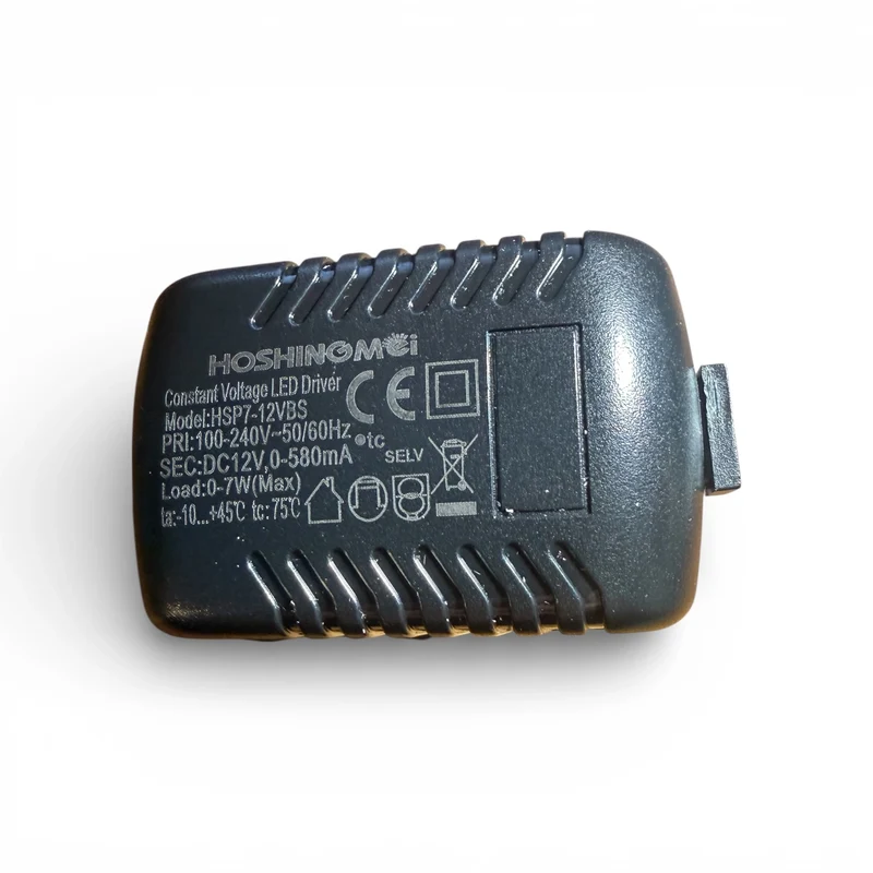 12V 7W UK LED Netzteil – HOSHINGMEI HSP7-12VBS – 12V 580mA – Type G Plug UK