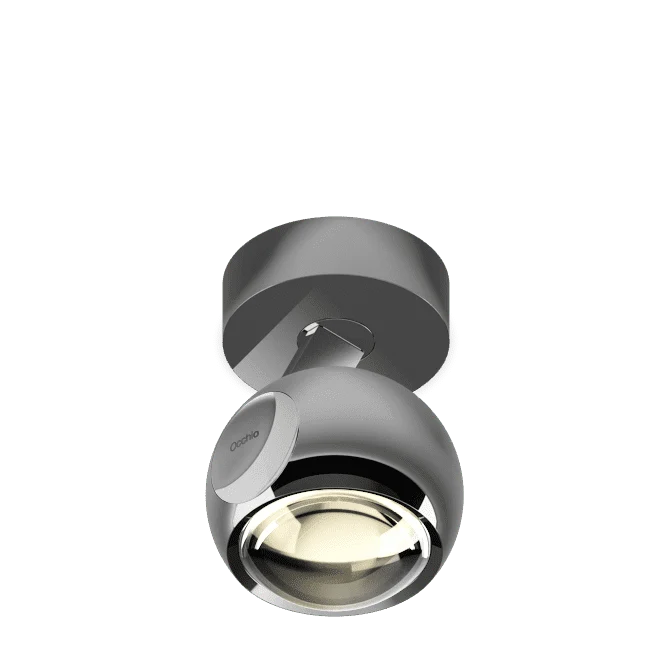 Occhio - io 3d pico wall up chrom glanz mit Adapterring 18W 2700K CRI > 95 Gebrauchtware