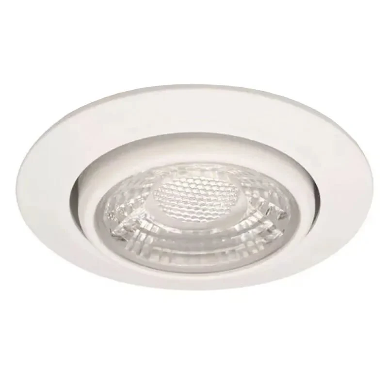 LED Einbaustrahler MD-13 weiß – 5 W, dimmbar, IP44, Ø 60 mm, ultra flach 42 mm, warmweiß 2700 K, inkl. Trafo | Malmbergs