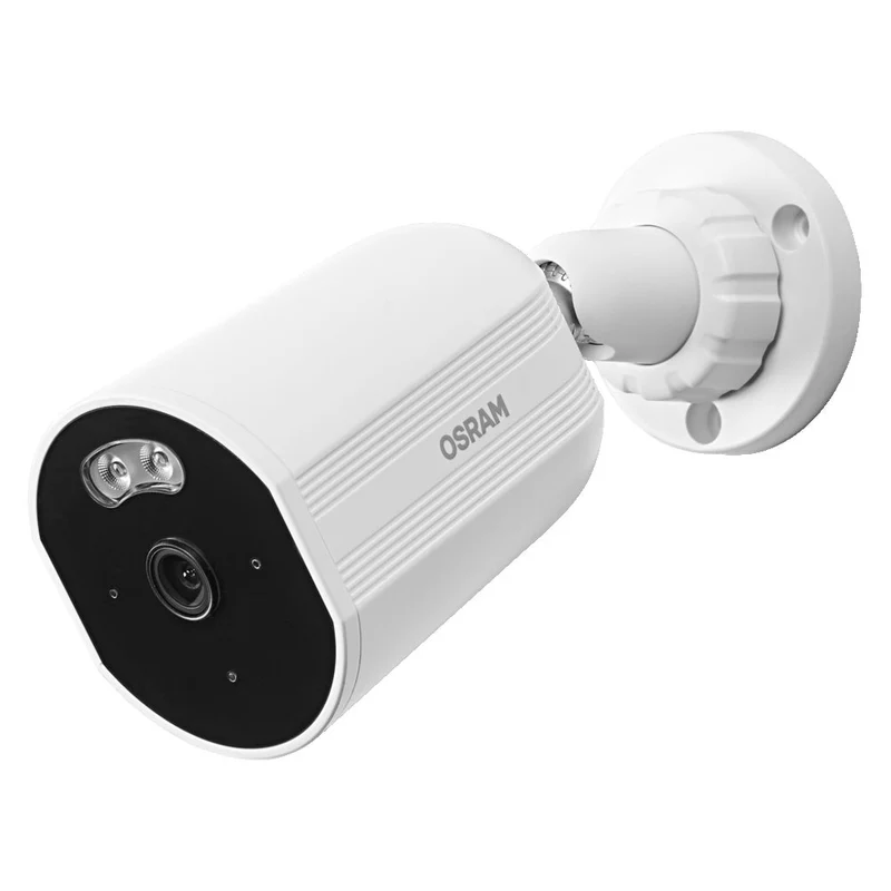 AKTION - OSRAM Wifi SMART+ Smarte Outdoor Überwachungskamera Weiß inkl. Gratis Smart Plug