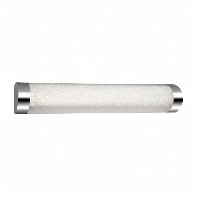 LED Badezimmerlampe Kristalloptik 37,5 cm IP44 – Spiegelleuchte Glitzer Chrom 4000K