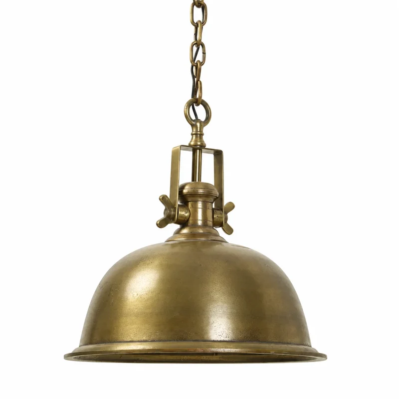 Hängelampe Kennedy – Industrial Stil Bronze Antik Ø 38 cm