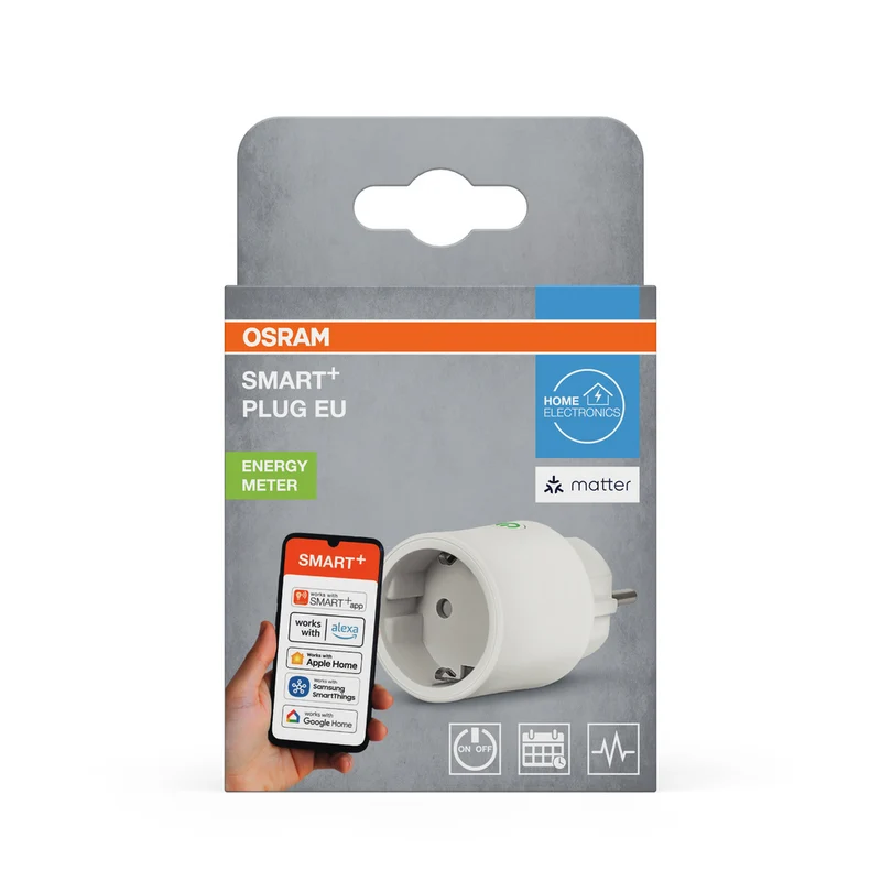 AKTION - OSRAM Wifi SMART+ Smarte Indoor Überwachungskamera Weiß inkl. Gratis Smart Plug