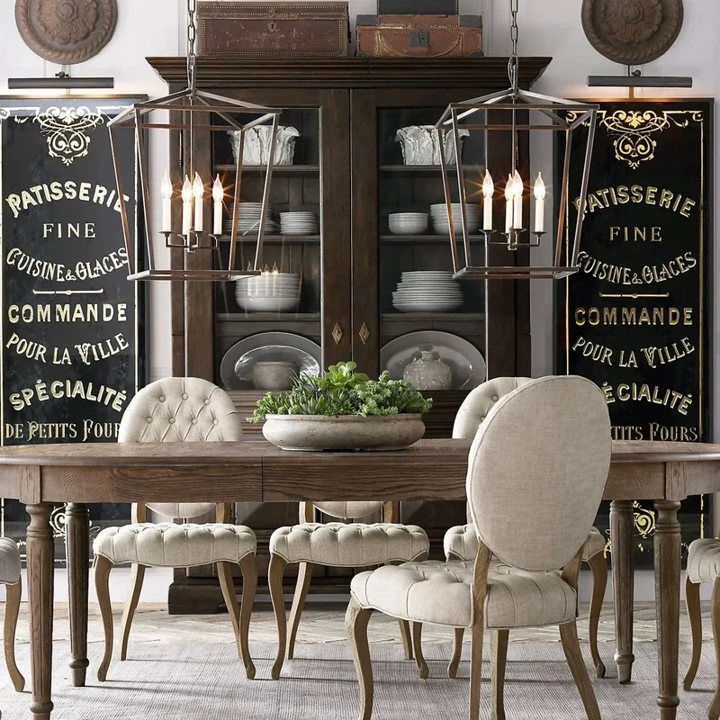 Open-Frame Brass Lantern Pendant | 4-Light | CL85074V