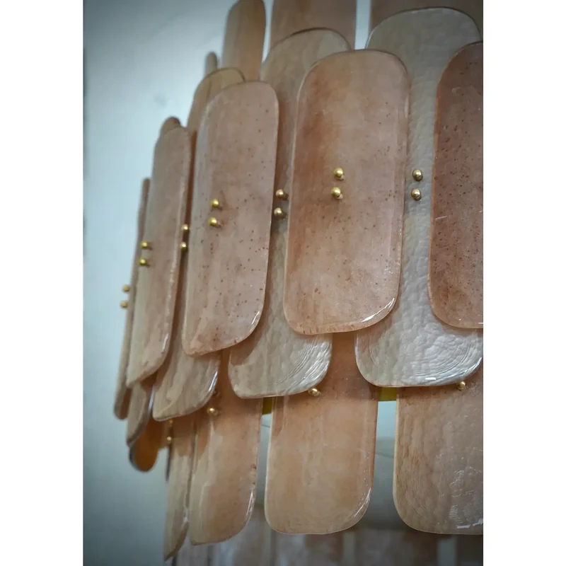 The Ascenza Chandelier | Glass & Brass | CLND042