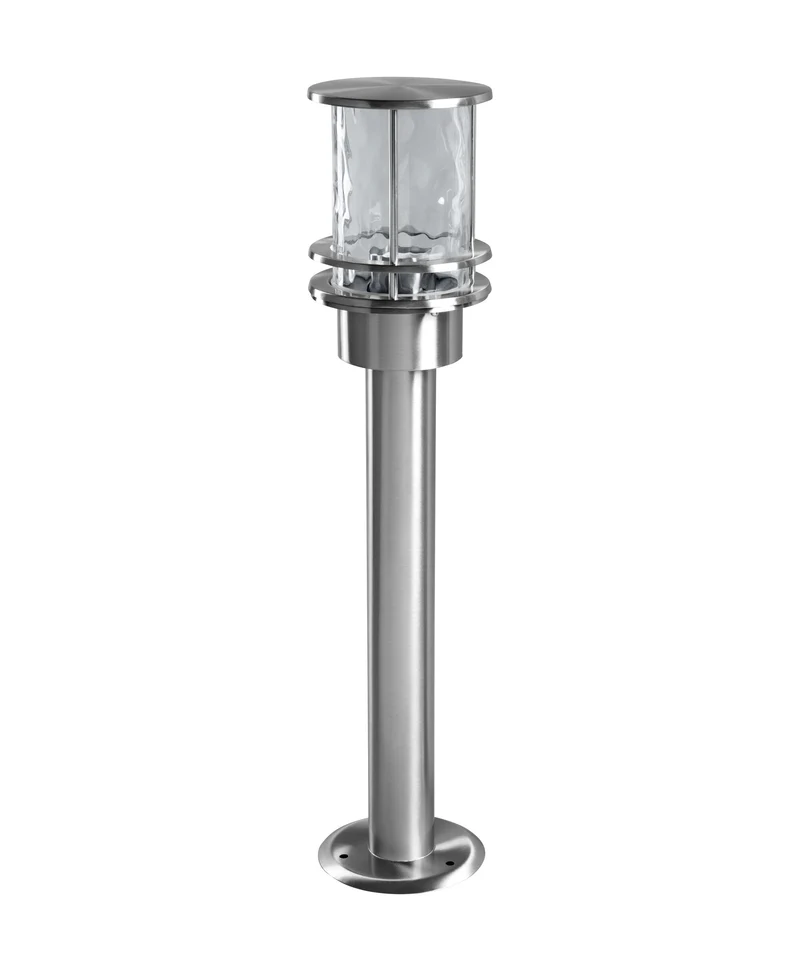 OSRAM ENDURA Classic Außenleuchte 55cm E27 Edelstahl IP44, ohne Leuchtmittel, klarem Glasdiffusor, für Wege, Eingänge und Gärten