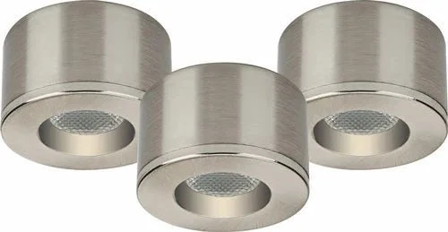 9er Set LED Spots Einbau & Aufbau dimmbar Alu IP44 55 mm – Malmbergs MD-31