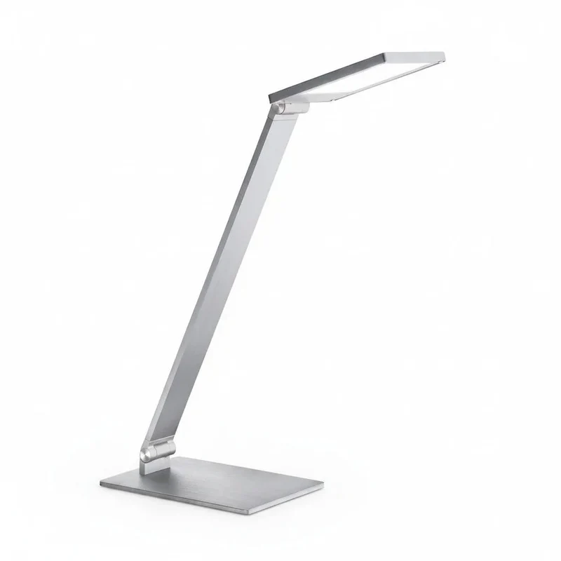 LED Schreibtischlampe Alu dimmbar – Touch-Dimmer Leselampe fürs Büro