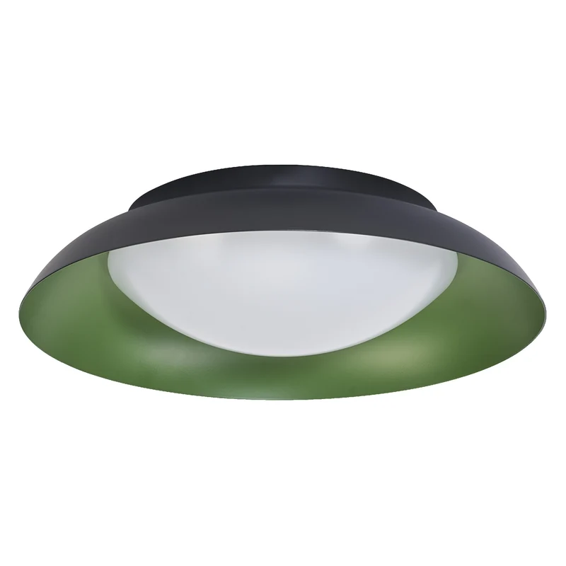 OSRAM ORBIS Plate Deckenleuchte 19W 310mm schwarz/grün