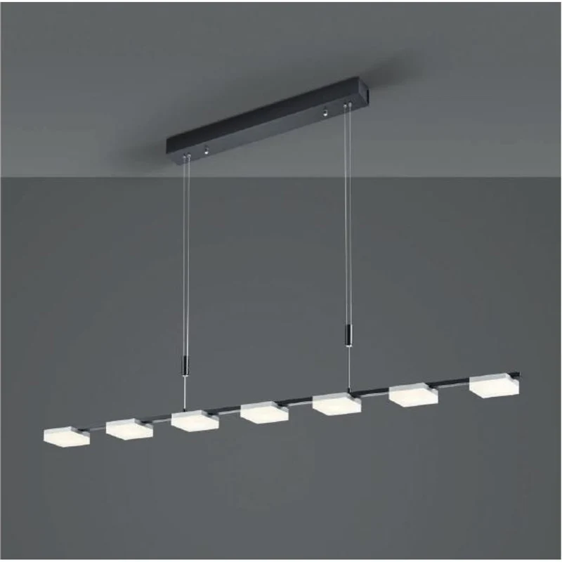LED-Pendelleuchte Quad 120 cm Schwarz-Gold – Abverkauf