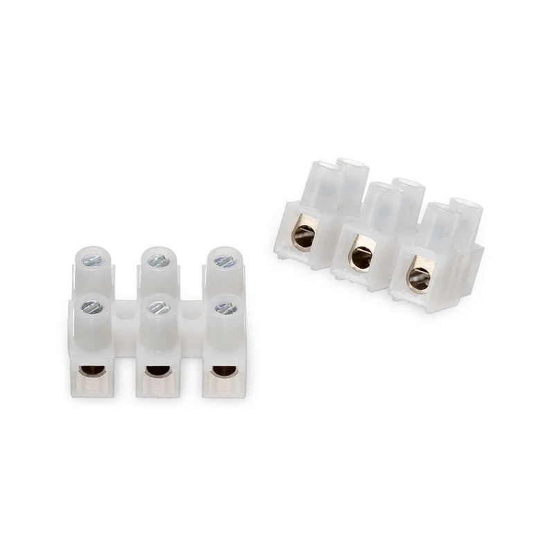 Lüsterklemme, 2,5 mm², 12-Polig mit Befestigungsloch