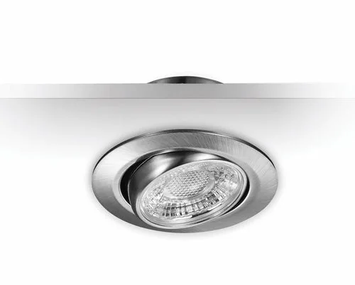 6er Set LED Einbaustrahler Silber – dimmbar – schwenkbar – IP44 – ultra flach – Malmbergs MD-13
