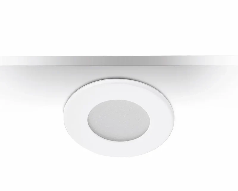 9er Set LED Spots MD-305 – Möbeleinbauleuchten dimmbar, ultra slim 6 mm, weiß
