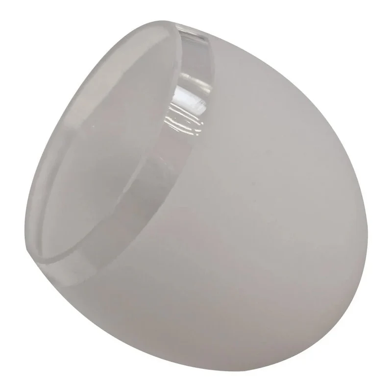 Lampenglas Ersatzglas weiß transparent milchig – Glas-Lampenschirm mit 32 mm Öffnung