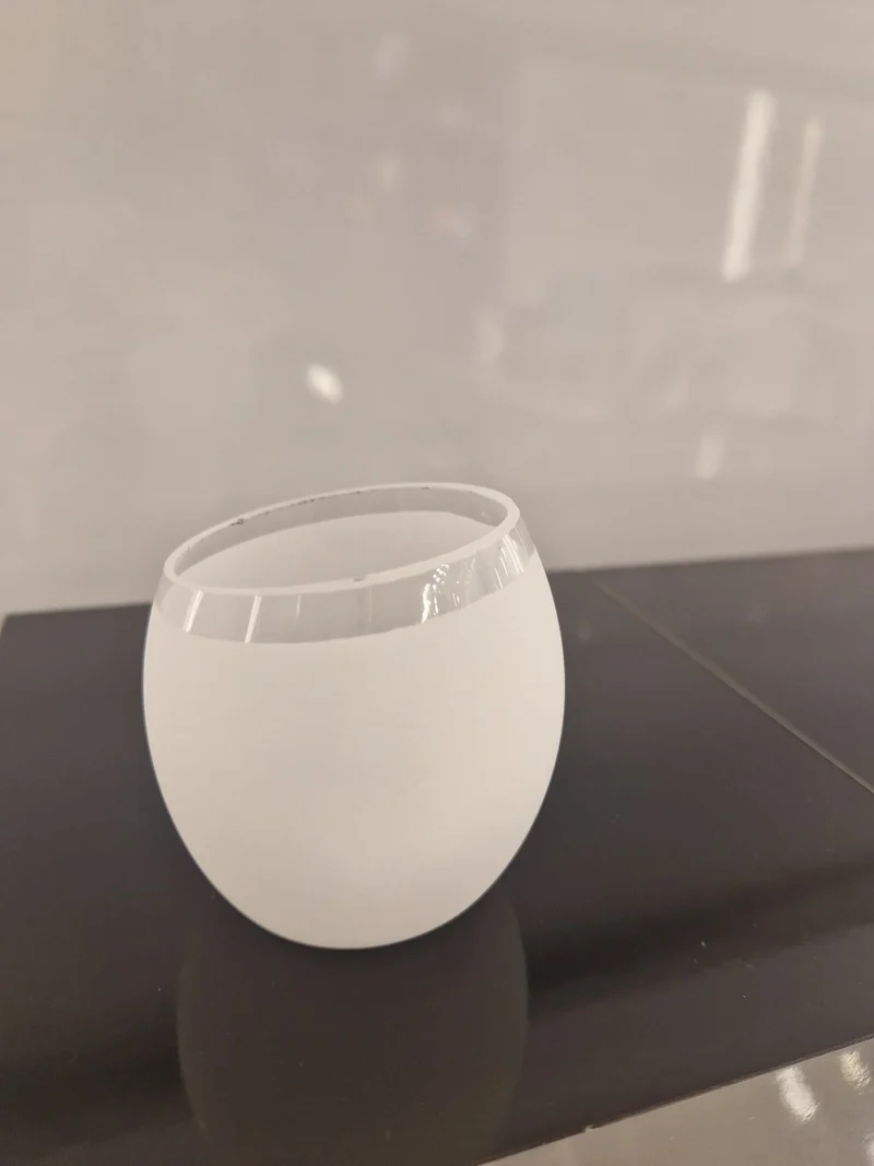 Lampenglas Ersatzglas weiß transparent milchig – Glas-Lampenschirm mit 32 mm Öffnung
