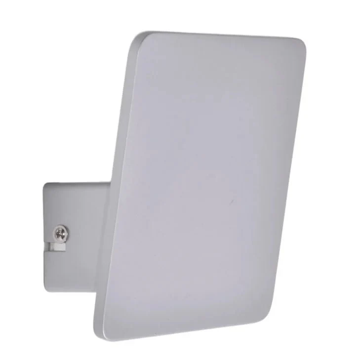 Indirekte LED Wandlampe flach eckig Aluminium
