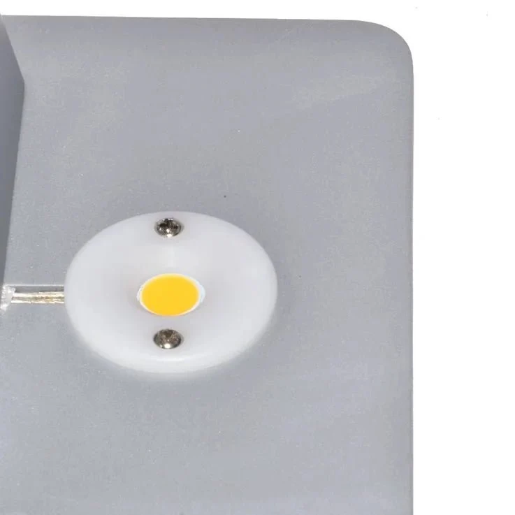 Indirekte LED Wandlampe flach eckig Aluminium
