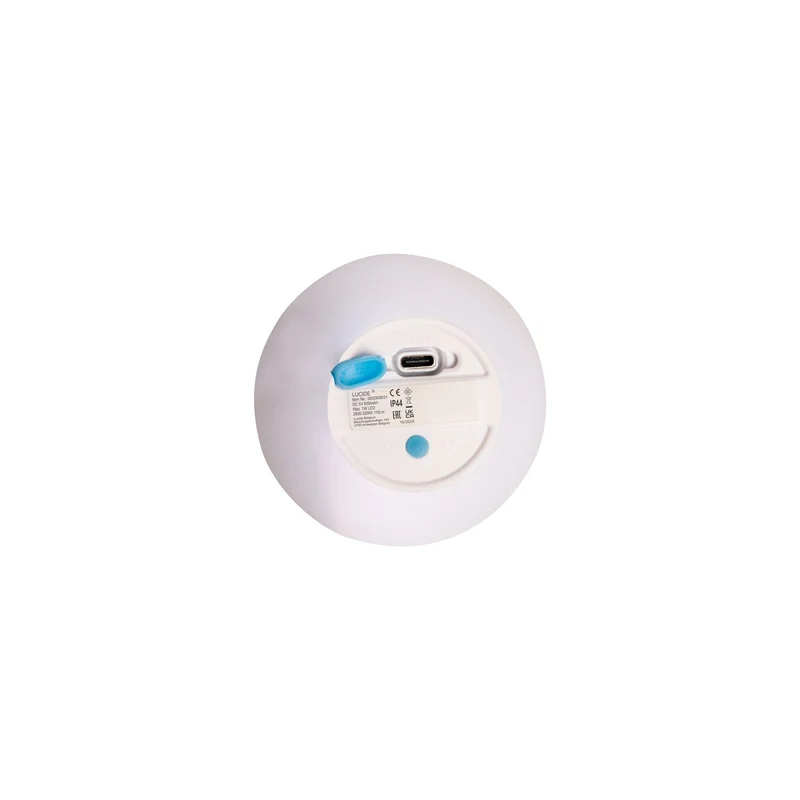 LED-Außen-Tischleuchte Pino mit Akku dimmbar IP65 Weiß 8cm