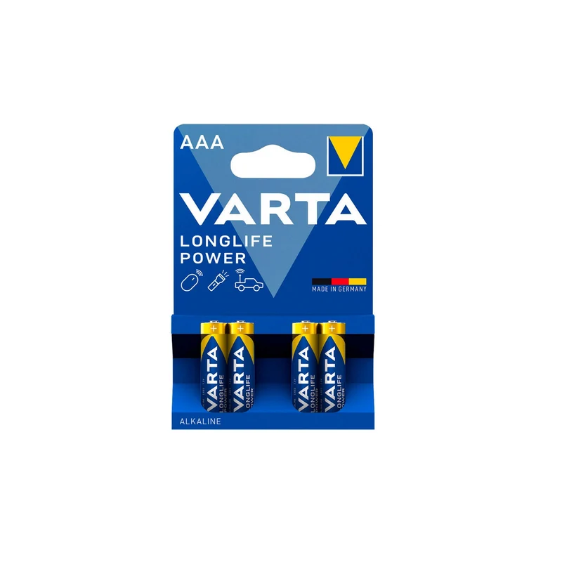 VARTA 4903 Longlife Power Batterien AAA 4er Pack