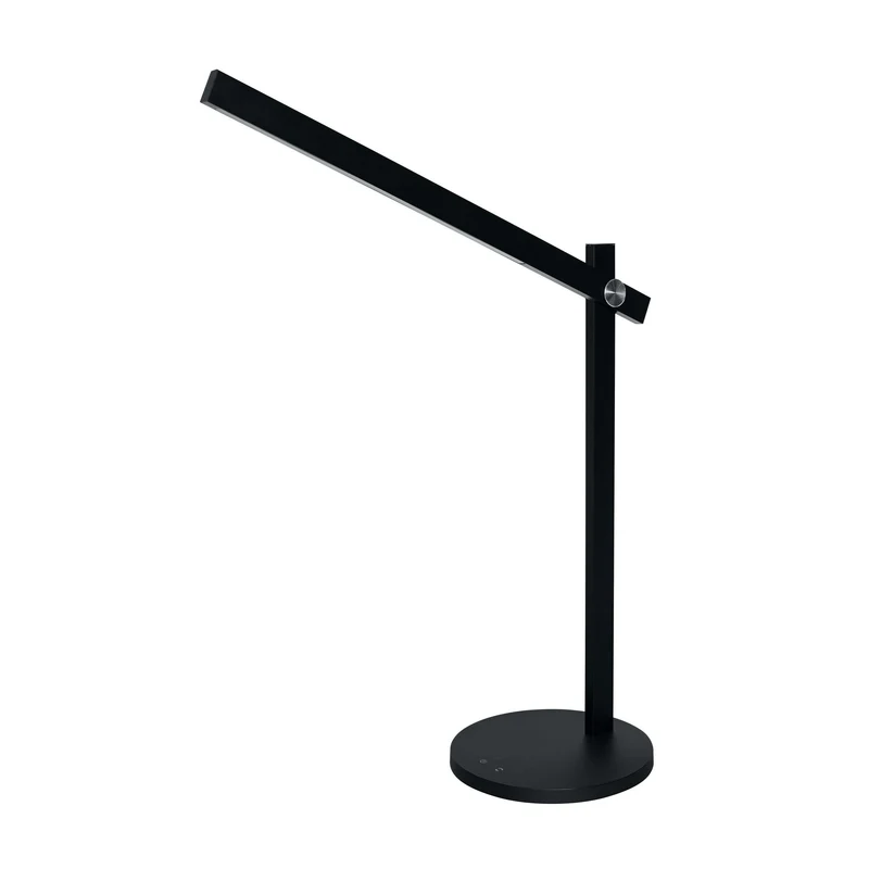 OSRAM Panan Alu Tischleuchte, Schwarz, Aluminium, dimmbar