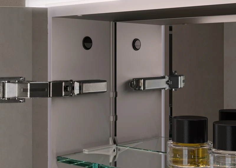 Frasco Centric Deep LED-Spiegelschrank 100 cm Aufputz – Abverkauf