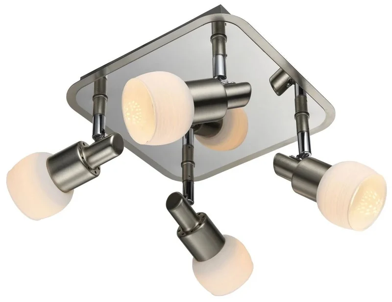 LED Strahler Glas weiß gewischt Esto Vario 764102 | EGLO
