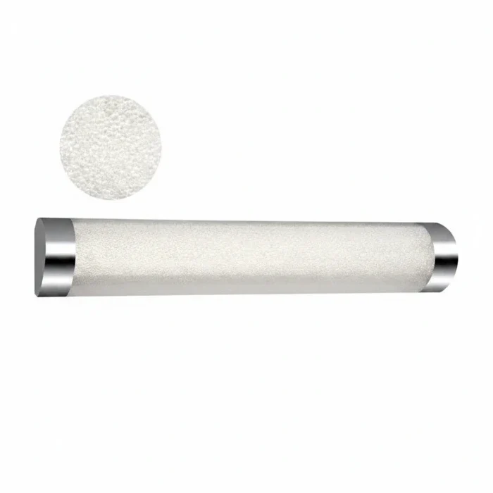 LED Badezimmerlampe 61,5 cm IP44 – Spiegelleuchte Kristalloptik 1200 lm 4000K – Bad Wandleuchte